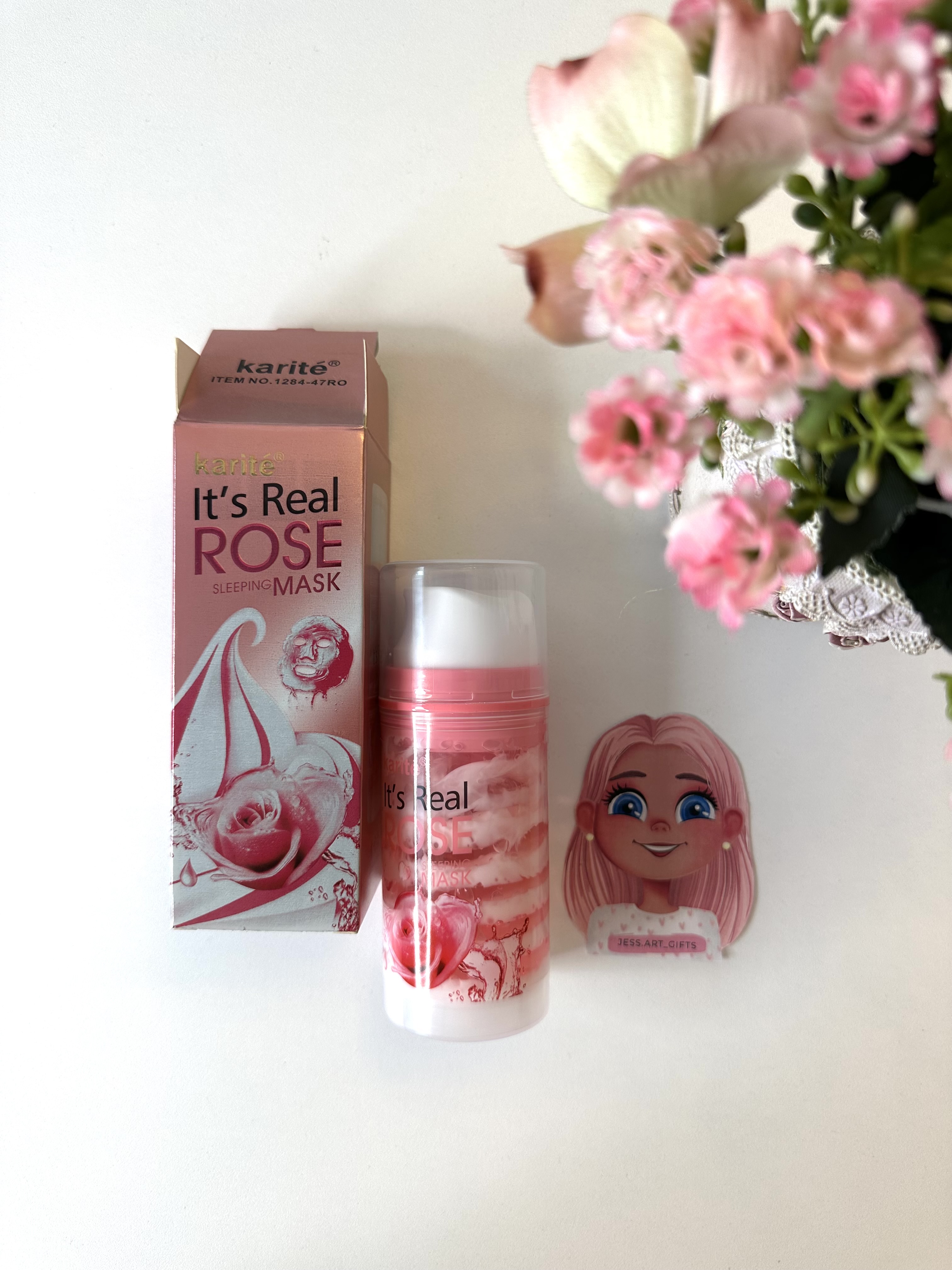 Rose Sleeping Mask-Karité